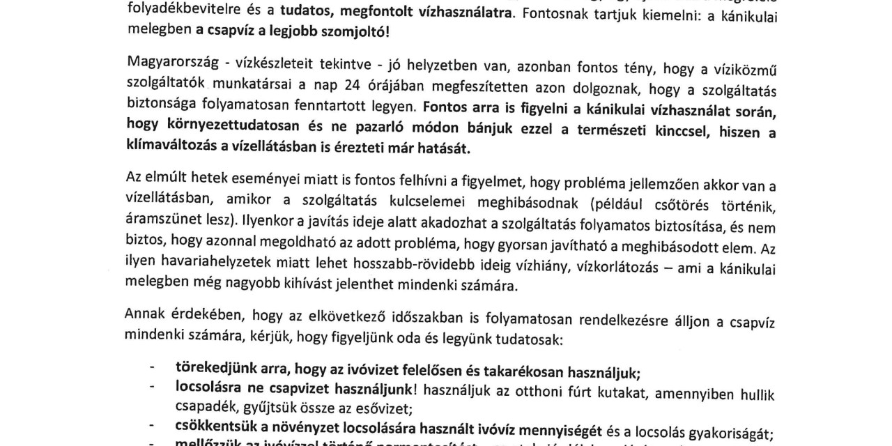 Víztakarékosság