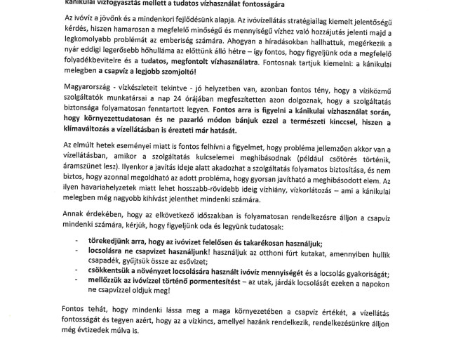Víztakarékosság